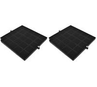 AllSpares Filtre à charbon pour hottes aspirantes - Adapté pour Airforce AFFCAF16CS / AFCFCAF16CS / FC120 / F16, Arthur Martin 50288593002 et Whirlpool AMC981 (257x263mm) (Lot de 2)
