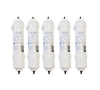 AllSpares Filtre à eau (5 pcs.) de réfrigérateur adapté pour Samsung HAFEX DA29-10105J LG 5231JA2010 ADQ73693901 et WPRO USC100