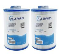 AllSpares Filtre pour Spa (2X) adapte pour SC718 / 50353 / 5CH-35 (Ø150x200mm)