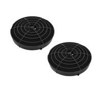 AllSpares Long Life Lot de 2 filtres à charbon actif pour hotte aspirante Elica/Turboair modèle 57, CFC0162221 | Etna/Pelgrim HF2015 | NYTTIG FIL 440, 704.019.52 | Ø 172 x 22 mm