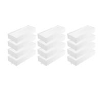 AllSpares Lot de 12 filtres acoustiques pour hottes aspirantes Bosch Siemens 17004801, HEZ9VEDU0, Neff Z811DU0, Gaggenau CA084010, 192 x 75 x 35 mm