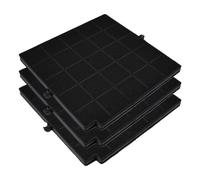 AllSpares Lot de 3 filtres à charbon actif pour hottes aspirantes Airforce AFFCAF16CS / AFCFCAF16CS / FC120 / F16, Arthur Martin 50288593002 et Whirlpool AMC981 (258 x 263 x 16 mm)