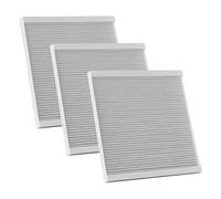 AllSpares Lot de 3 filtres de rechange G4/F7 pour VMC double flux à récupération de chaleur Vasco DX4 / DX5 / DX6 (275×275×20 mm)