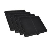 2x Filtre à charbon 7932330 / DKF17-1 (4pcs) pour hottes aspirantes Miele