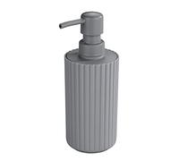 Allstar Distributeur de savon Minas gris - Distributeur de savon liquide Capacité: 0.28 l, Polypropylène, 7 x 18 x 7 cm, Gris