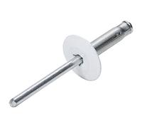 Allstar Performance Lg Hd Rivet Lot de 250 mandrins en aluminium à bride Blanc