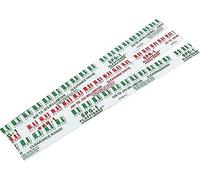 Allstar Performance Plastigage, Kit Calibre 0,05-0,15 mm et 0,025 à 0,076 mm, Bandes de 30,5 cm, Vert/Rouge