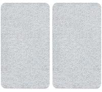 Allstar Plaque de protection cuisinière en verre | Set de 2 plaques de recouvrement transparentes pour vitrocéramique | Matériau verre trempé | Dimensions 30 x 52 cm | Couleur transparent