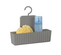 Allstar Serviteur de douche Minas taupe - Tablette de rangement de douche, panier mural, Polypropylène, 25.3 x 22.5 x 8 cm, Taupe