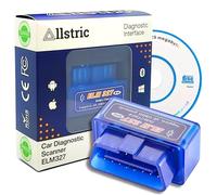 Allstric® Obd2 Diagnostic Voiture Multimarque. Elm 327 Outils Diagnostics Système Moteur OBD-II. OBD2 Bluetooth Original pour Diagnostic Voiture. Valise Diagnostic Auto Multimarque. OBD2 et CD.