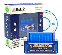 Allstric® Obd2 Diagnostic Voiture Multimarque. Elm 327 Outils Diagnostics Système Moteur OBD-II. OBD2 Bluetooth Original pour Diagnostic Voiture. Valise Diagnostic Auto Multimarque. OBD2 et CD.