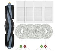 Allthingstore Accessoires pour aspirateur Yeedi Floor 3 Station - Brosse à rouleaux, brosses latérales, filtres, serpillères