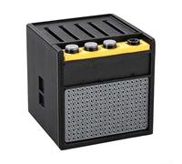 Allthingstore Boîte de rangement rétro pour accessoires de guitare avec nom personnalisé pour un transport facile des médiators, Voir image, B