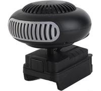 Allthingstore Chauffage de voiture portable rechargeable par USB pour chauffage rapide, anti-basculement, stable, compact pour désembuage rapide des vitres, léger pour les voyages, le camping, la