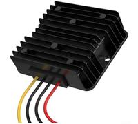 Allthingstore Convertisseur de puissance 12 V à 24 V DC-DC Sortie 12 A IP68 Boîtier étanche avec fusible et ensemble complet de protections de sécurité électrique (12 V à 24 V 12 A)