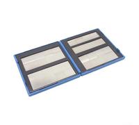 Allthingstore Échantillon de comparaison de rugosité industrielle en alliage de nickel résistant à la rouille pour l'inspection de la rugosité du tour et du frais