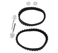 Allthingstore Ensemble de roulement d'arbre d'entraînement en caoutchouc, pièces de rechange pour nettoyeur de piscine pour modèles MX8 MX8EL MX6 MX6EL