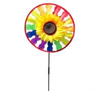 Allthingstore Éolienne tourbillonnante colorée pour une utilisation en extérieur Jouet amusant pour les enfants dans le jardin