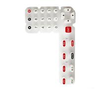 Allthingstore Équipement d'enquête professionnel en silicone pour clavier LCD Total Station TS02 TS06 TS15 Series (D)