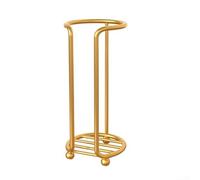 Allthingstore Étagère de rangement pour tasses d'eau et gobelets jetables sans perçage - Construction métallique - Convient pour la cuisine et le bureau - Blanc (doré (cellule simple)