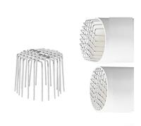 Allthingstore Filtre de gouttière en acier inoxydable 304 avec maille anti-obstruction pour extérieur, maison, balcon, jardin et protection de tuyau d'égout (75 tubes)