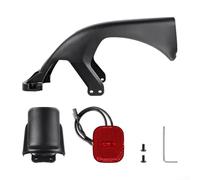 Allthingstore Garde-boue arrière avec feu arrière intégré pour Ninebot pour scooter Segway Max G3, ABS PC, résistant aux intempéries, noir (pour assemblage de garde-boue)