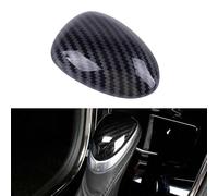 Allthingstore Garniture de pommeau de levier de vitesse pour Cadillac pour ATS, design en fibre de carbone pour une apparence intérieure améliorée 2014 2018