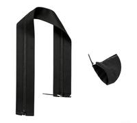 Allthingstore Housse de protection pour câble de moteur à la traîne avec fermeture éclair - Trou de fil (A)