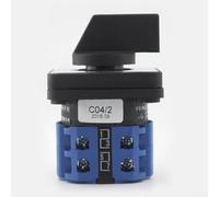 Allthingstore Interrupteur à came rotatif à 2 positions avec 4 bornes pour LW2620 avec matériau ignifuge et contacts en alliage d'argent