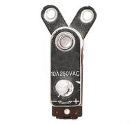 Allthingstore Interrupteur de commande de thermostat 10 A 250 V AC compatible avec cuisinière électrique Pièce de rechange avec résistance aux hautes températures