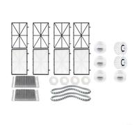 Allthingstore Kit de pièces de rechange pour nettoyeur de piscine Dolphin Robot compatible avec 6101611R4 9991433R4 comprenant des rouleaux, des brosses, des rails et des panneaux filtrants fins pour