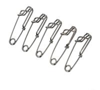 Allthingstore Lot de 5 clips de pêche en acier inoxydable pour flotteurs de requins et pièges à crabes (2,6 x 100 mm)