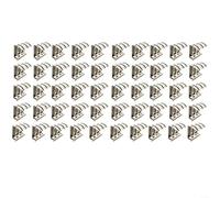 Allthingstore Lot de 50 clips de guidage d'eau photovoltaïque en acier inoxydable 304 avec triple canaux de drainage et design autonettoyant pour faciliter le flux d'eau et améliorer la performance du