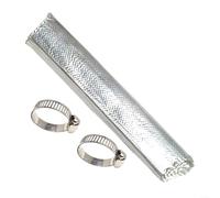 Allthingstore Manchon d'isolation thermique pour tuyau d'échappement de chauffage de stationnement en feuille d'aluminium et fibre de verre pour WEBASTO 60 120 200 cm (60 cm)