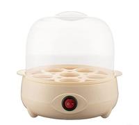 Allthingstore Mini cuiseur vapeur en forme d'œuf pour homme et femme avec anti-brûlure à sec et mise hors tension automatique 1 à 3 couches pour une utilisation rapide du petit déjeuner (jaune-1)