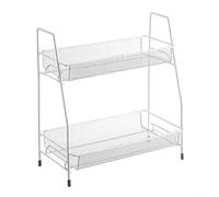 Allthingstore Organiseur à roulettes réglable à 2 couches pour cuisine et maison, parfait pour rationaliser vos solutions de rangement (taille S, noir)