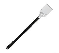 Allthingstore Outil de nettoyage pour charbon de bois avec poignée en aluminium pour cheminée et grill, conçu pour gratter et enlever l'accumulation de charbon et de cendres