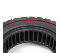 Allthingstore Pneu solide de 90/65-6,5 pouces pour scooter électrique, roue en caoutchouc absorbant les chocs, anti-crevaison et résistant à l'usure (noir)