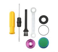 Allthingstore Pour DAIWA PR100/PD106 Moulinet de pêche Drag Click Water Drop Wheel Upgrade Set avec bague de frein plaque en aluminium et composants de ressort sonore