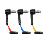 Allthingstore Protège-mains de levier de frein de moto en aluminium CNC de 22 mm avec protection de barre de protection pour conduite hors route et rue (bleu)