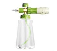Allthingstore Pulvérisateur de mousse haute pression portable de 1000 ml avec interface en acier inoxydable et laiton pour lavage de voiture, moto, toits, allées, camions, SUV, murs, sols, pour