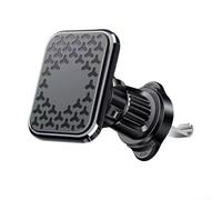Allthingstore Support magnétique de téléphone de voiture avec rotation à 360° - Support de navigation stable pour une utilisation facile d'une seule main (noir)