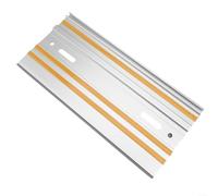 Allthingstore Système de rail de guidage en aluminium avec kit de connecteur pour scie circulaire, atelier, menuiserie, établi, outil de coupe de précision pour le travail du bois (400 mm)