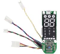 Allthingstore Tableau de bord LED pour Xiaomi 4 Go Scooter électrique, écran numérique MPH/km/h, panneau ABS, unité PCB verte
