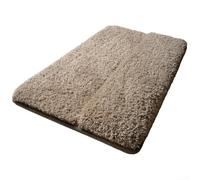 Allthingstore Tapis de salle de bain fabriqué à partir de polyester doux, offrant une fonctionnalité à séchage rapide et des caractéristiques de sécurité antidérapantes pour la tranquillité d'esprit