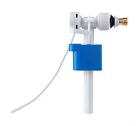 Allthingstore Vanne de remplissage de chasse d'eau avec connecteur en laiton pour Geberit et plusieurs modèles de réservoir, valve de débit d'eau réglable pour une chasse d'eau efficace et une