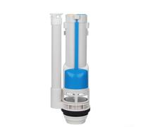 Allthingstore Vanne de vidange fendue de rechange compatible avec les réservoirs de toilettes squat de 26 à 28 cm de hauteur, construite avec des anneaux d'étanchéité en acier inoxydable et en