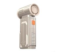 Allthingstore Ventilateur à turbine portable avec moteur sans balais 5 réglages de vitesse rechargeable par USB pour barbecue extérieur Appareil de séchage pour animaux domestiques (doré)