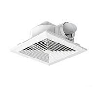 Allthingstore Ventilateur de plafond 110 CFM avec moteur CC silencieux sans balais pour salle de bain, cuisine, évacuation de l'humidité, facile à installer (25,4 cm)