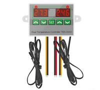 Allthingstore ZFXST3012 Thermostat électronique 220 V Contrôleur double zone pour systèmes de chauffage et de refroidissement avec contrôle haute température